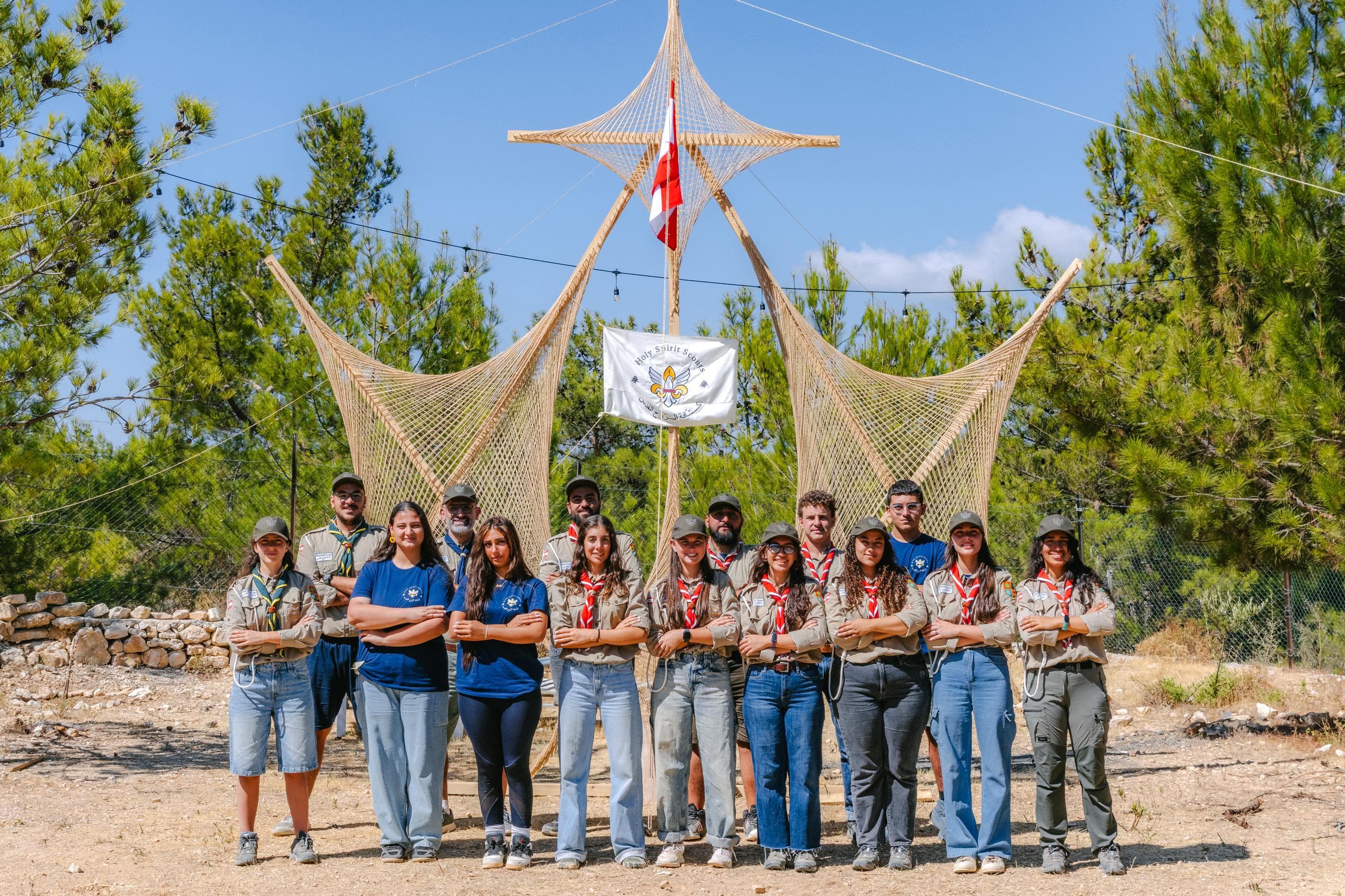Scout leaders and senior members